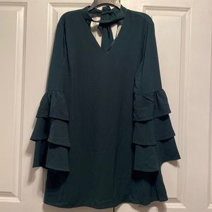 Love Riche Long Wide Sleeved Boho Mini Dress